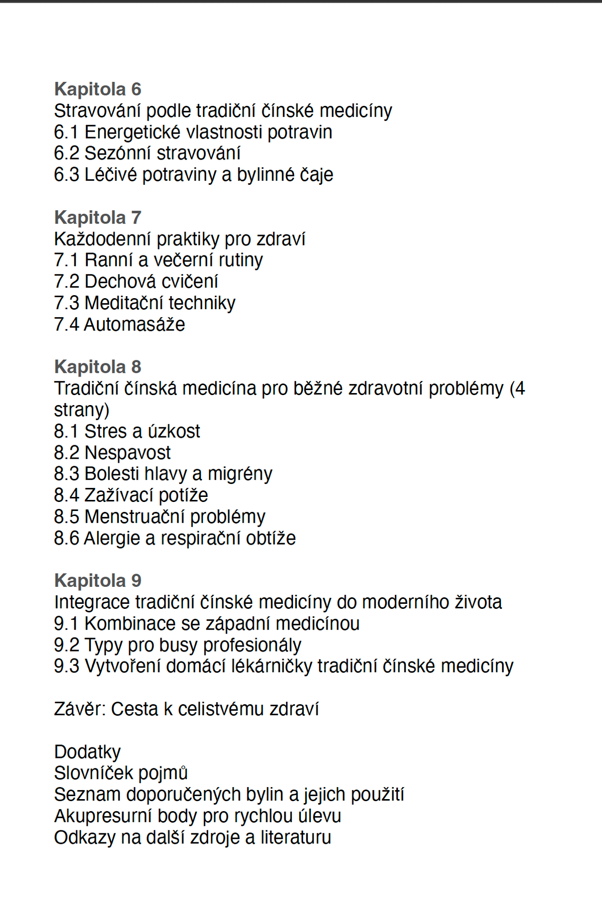 ebook Tradičná čínska medicína pre moderný život - 208 strán