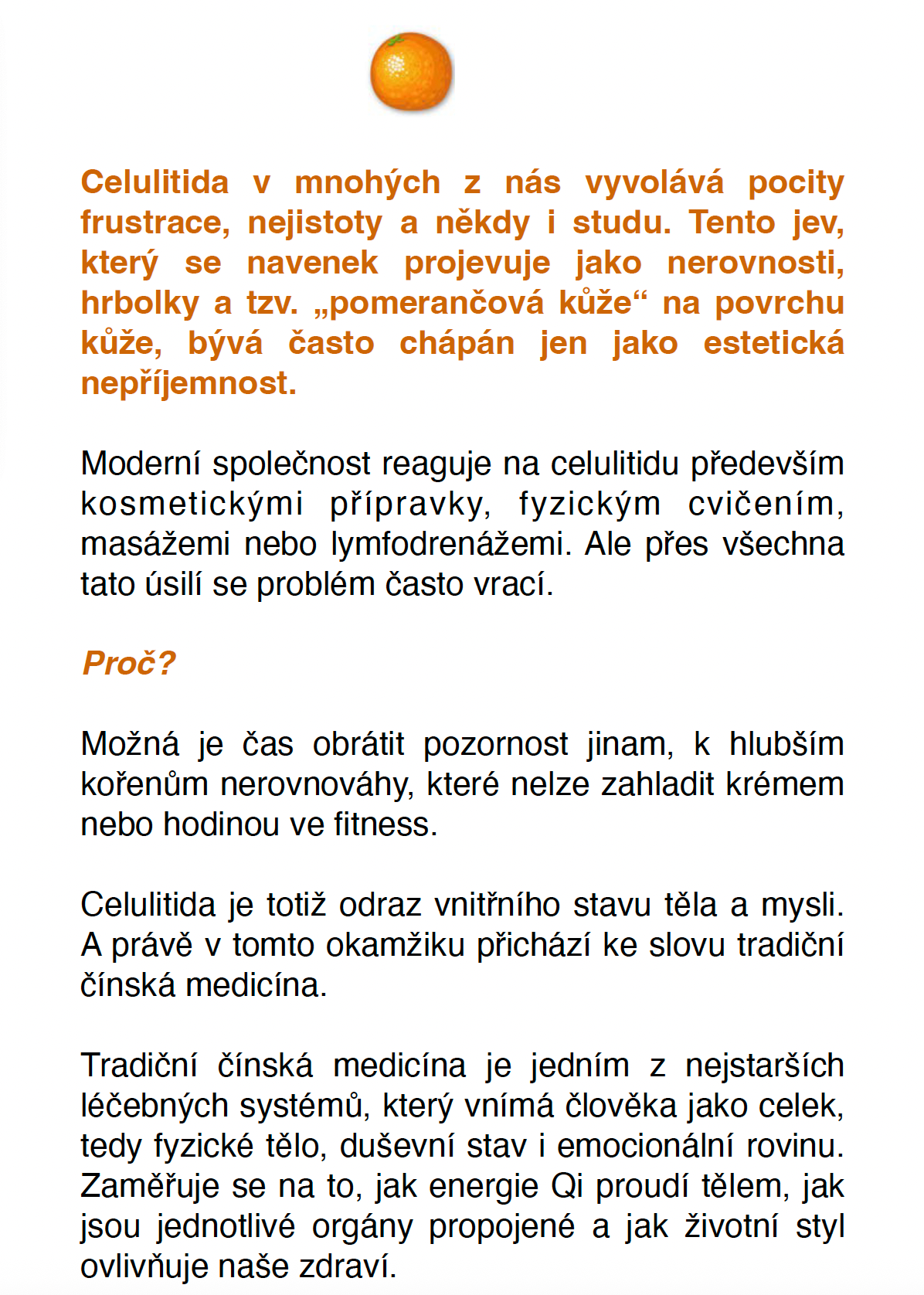E-kniha Celulitida z pohledu čínské medicíny - signál nerovnováhy