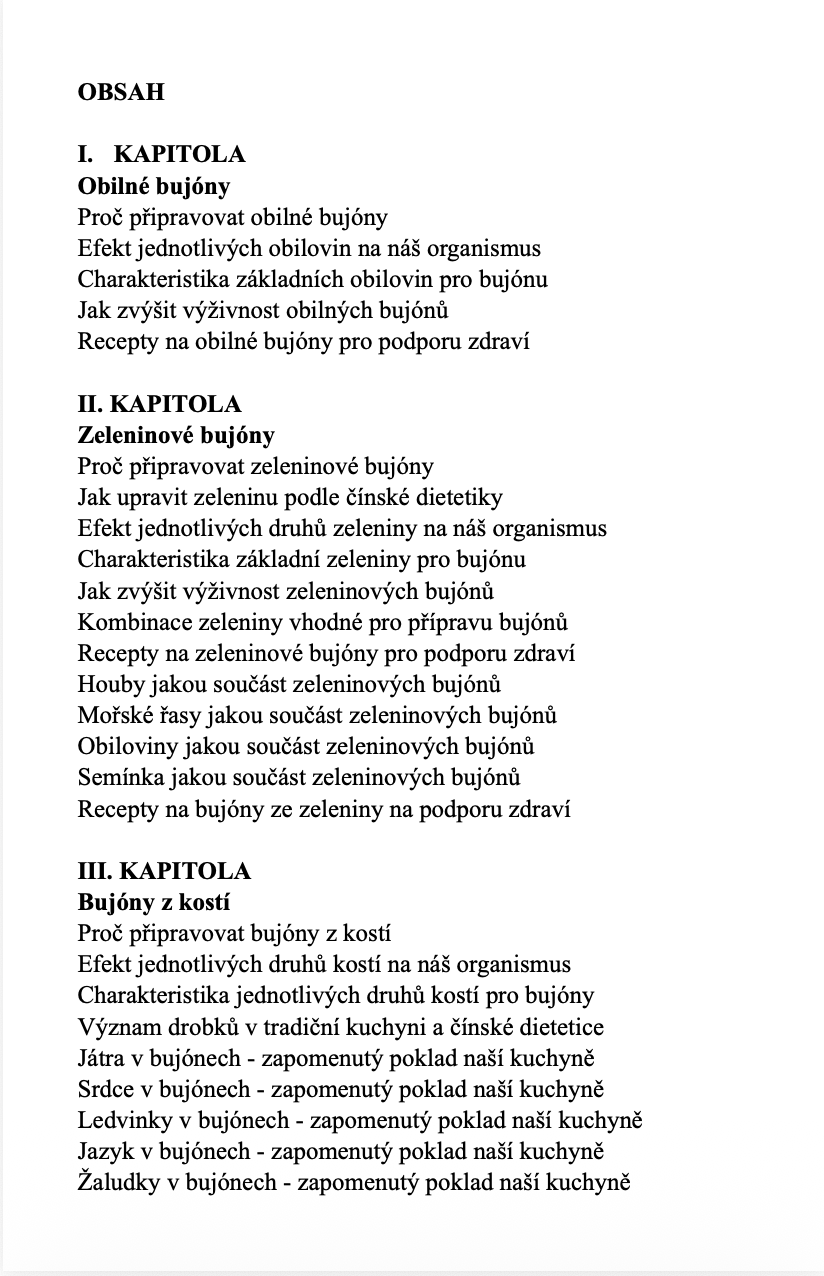 ebook Preparation of broths and their importance for our health from the perspective of Chinese medicine - 84 pages 